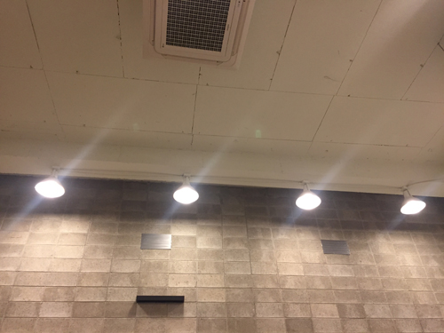 예배실 천장 LED 전등 교체 작업 (20. 2.29)